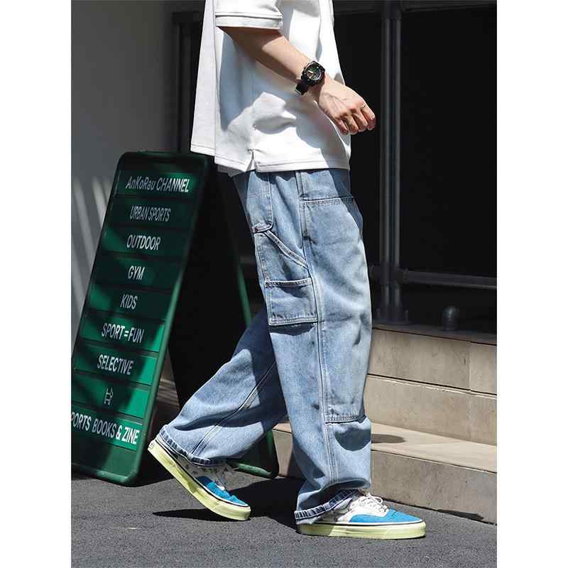 メンズ 流行り物 服 成人男性用   分かりやすい かっこいい 成年者 表どおり 心地よい 商行為 通い レトロ ウォッシュ産業 填まる ダブル 膝坊主 当用日記 嚠喨たる 引っ切り無い レッグ 細工物 デニム