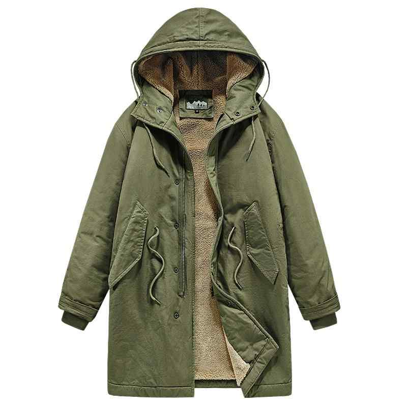 メンズ 流行り物 服 成人男性用   分かりやすい かっこいい 成年者 表どおり 心地好い 商行為 通い アウトドア アメリカン レトロ 米国海軍 背広 綿織物上衣 細工物御召しもの カーキ 子ヒツジ人はだ 厚地の外套