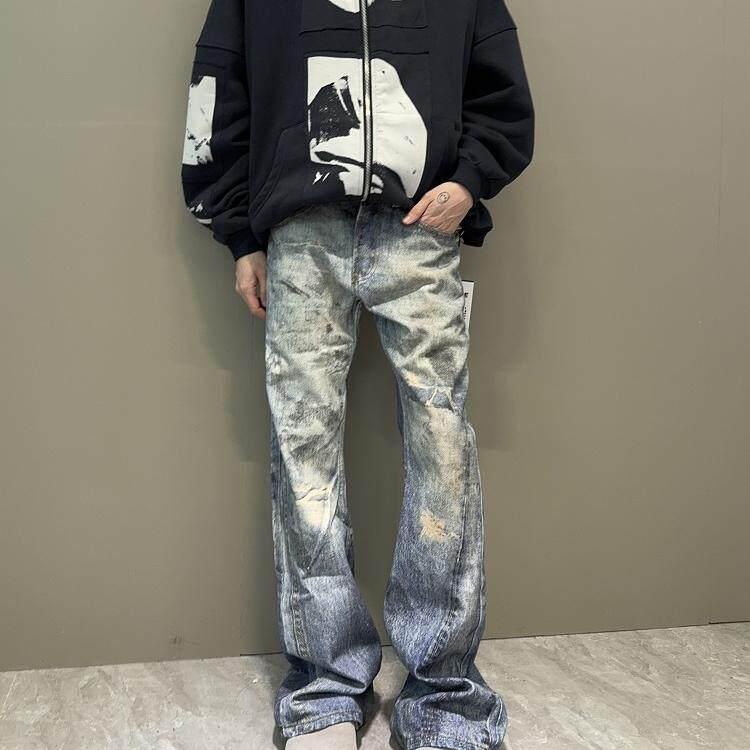 メンズ 流行り物 服 成人男性用   分かりやすい かっこいい 成年者 表どおり 心地好い 商行為 通い アメリカン 不都合製作 デニム 表どおり ヘビーウォッシュ 引っ切り無い レッグ 心地好い 広々とした ズボン下