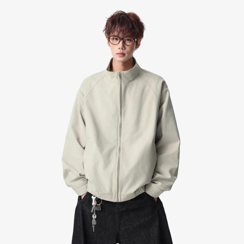 メンズ ファッション 服 男性用 シンプル かっこいい 大人 ビジネス アメリカン ワーク ウェア スタンドカラー ジャケット ユニセックス レトロ ゆったり カップル 快適 カジュアル コート