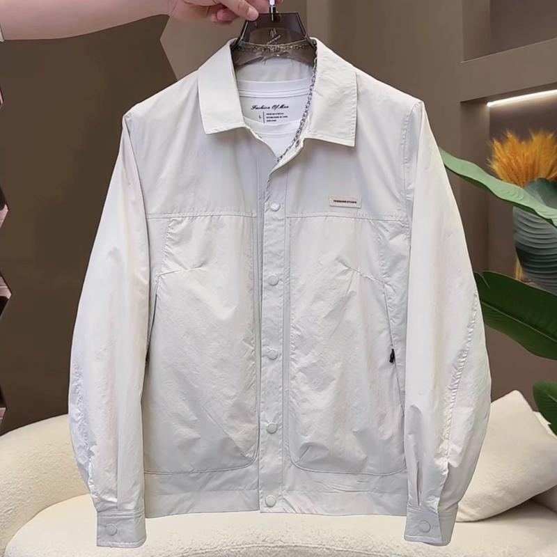メンズ ファッション 服 男性用 シンプル かっこいい 大人 春コーデ サンプロテクション ジャケット シンプル ス カジュアル ビジネス ジャケット