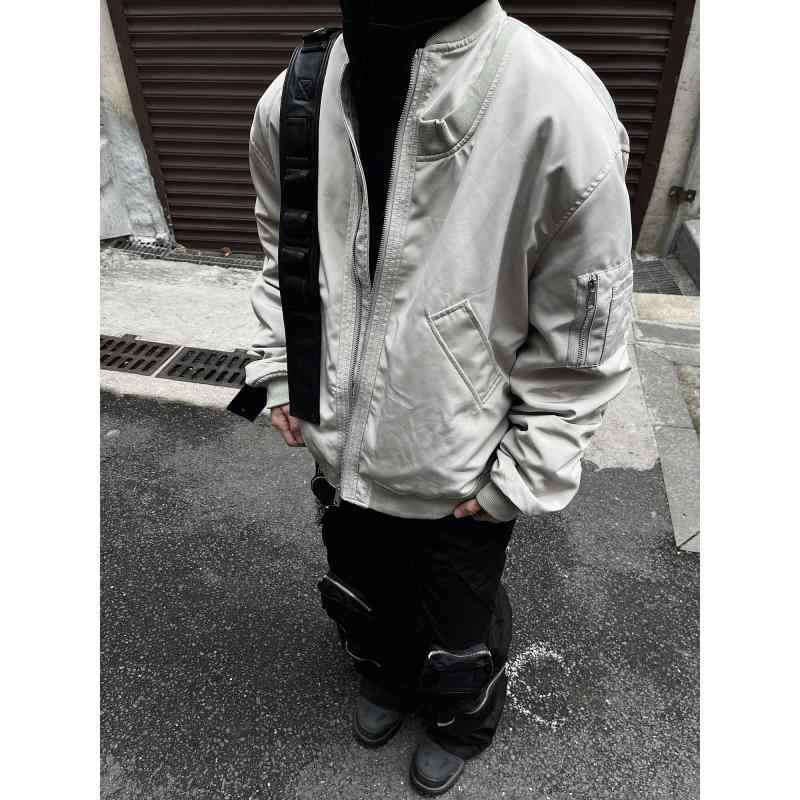メンズ ファッション 服 男性用 シンプル かっこいい 大人 春コーデ アメリカン レトロ ストリート パイロット ジャケット コットン コート ベースボール ジャケット コート