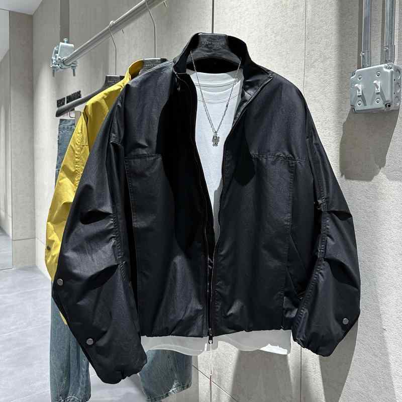 メンズ 流行り物 服 成人男性用   分かりやすい かっこいい 成年者 春コーデ  立体断ち切る文字記号かざり付ける 筋目 袖 ゆったり 照明ランプ色合い 表どおり 上衣