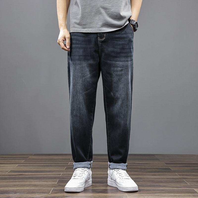 メンズ 流行り物 服 成人男性用   分かりやすい かっこいい 成年者 春コーデ  大きめ大きさ 細身 引っ切り無い レッグ デニム 伸ばすこと ウォッシュ製作 不都合製作 心地好い ズボン下