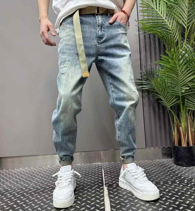 メンズ ファッション 服 男性用 シンプル かっこいい 大人 春コーデ ジーンズ ジーンズ スリム クロップド 5,167円