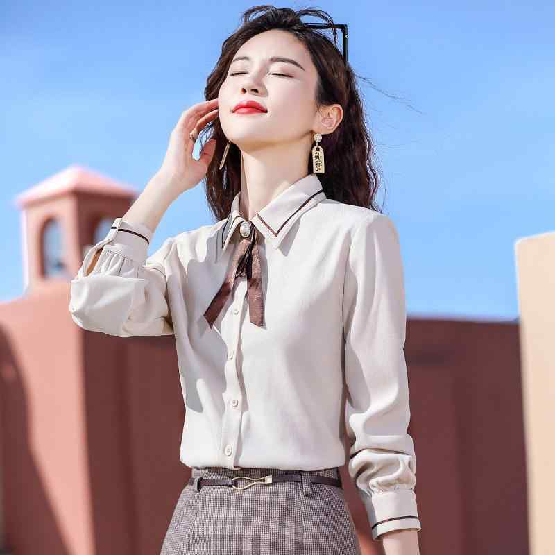 秋服 レディース 流行り物 オシャレ カワイイ  分かりやすい 成年者カワイイ 気が大きい大きさ  プルオーバー 秋 冬 長袖 背広 表現スタイル フォーマル トップス
