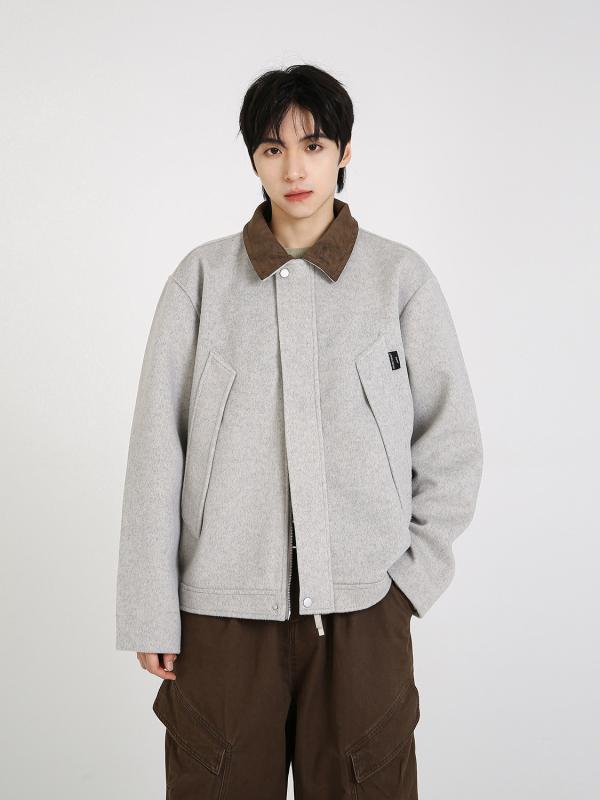 メンズ 流行り物 服 成人男性用   分かりやすい かっこいい 成年者 春コーデ  毛糸 厚地の外套 ゆったり アメリカン 心地よい 毛糸 上衣