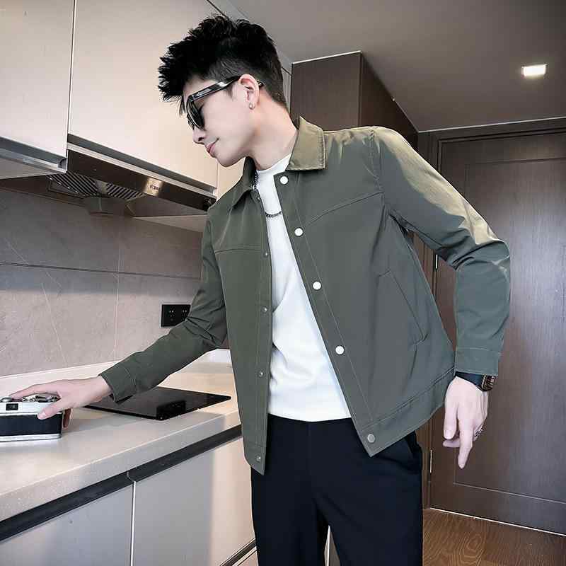 メンズ 流行り物 服 成人男性用   分かりやすい かっこいい 成年者 春コーデ  韓国表現スタイル 上衣 服 冷やりとした 格好のいい 上衣