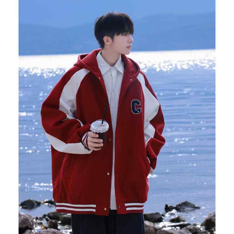 春 コーデ メンズ 用 服 シンプル ファッション オシャレ 大人 かっこいい 紳士服 ゆったり フード付き コート アウター ジャケット 秋 カジュアル 通勤スタイル 重コーデ ゆったりシルエット 軽アウター|リコット