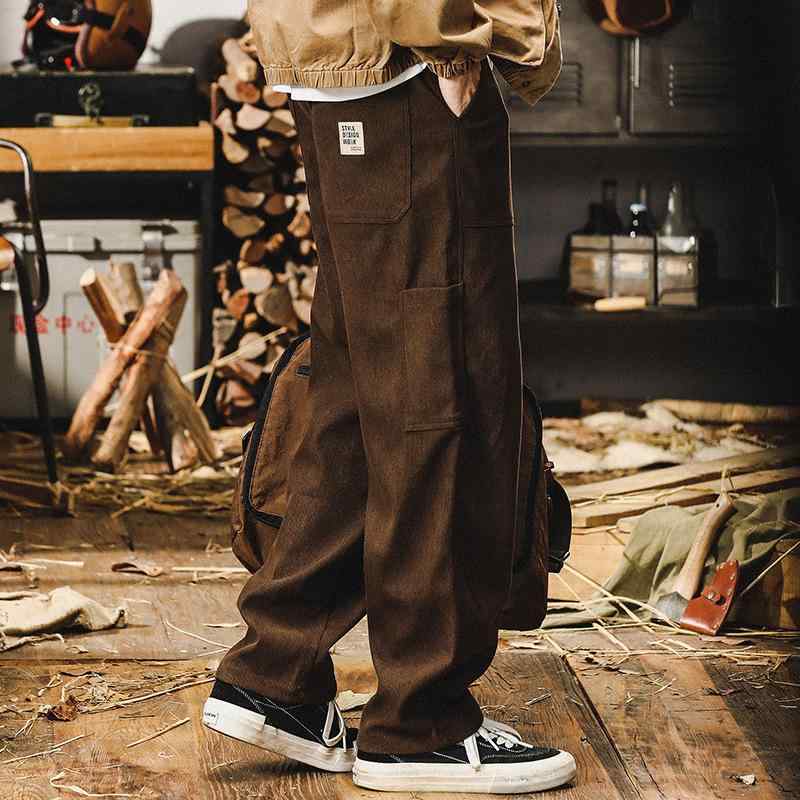 メンズ レジャー パンツ 木綿フランネルパンツ 暖かい 春　秋 ストレート ロングパンツ ゆったり ワイドレッグ カジュアル 通勤ウェア 普段使い 秋　冬 リラックスフィット 柔らかい
