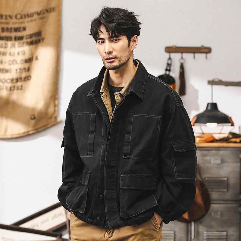 ジャケット メンズ デニム アメリカン スタイル ヴィンテージ風 春　秋 秋　冬 ハード 多機能 アウトドア 軽量 ストレッチ 通勤ウェア 普段使い 野外活動 6,674円