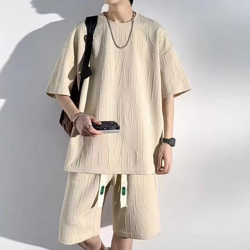 メンズ 半袖 五分袖 夏 トップス 男性用 ゆったり 涼 綿素材 カジュアル 普段使い 通勤ウェア ゆったりトップス 夏服 柔らかい 吸湿速乾 軽量 ラウンドネック