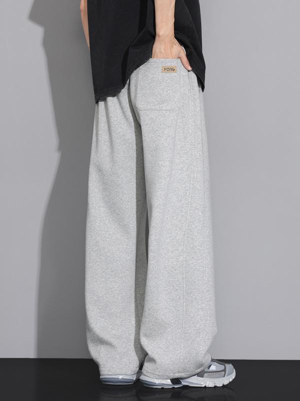 メンズ パンツ 男性用 夏 スウェットパンツ ワイドレッグ フィット ストレート レジャー ロングパンツ 長ズボン ストレートパンツ スウェット ワイドパンツ ゆったり 履き心地 通勤ウェア 普段使い カジュアル ストレッチ 軽量 コットン混紡