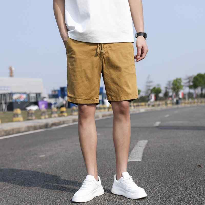 メンズ パンツ 男性用 レトロ 軽量 普段使い 丈 ゆったり 風 カジュアル 涼 通気性 コットン混紡 ストレッチ デイリー