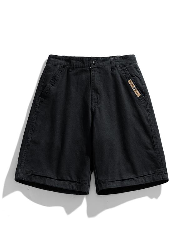 メンズ 男性用 ショートパン レトロ シンプル ゆったり 伸縮性 ストレッチ 軽量 カジュアル 普段使い 通勤ウェア アウトドア デイリー ストレッチ 涼 快適