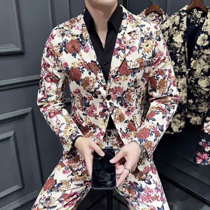 春 コーデ メンズ 用 服 分かりやすい 流行り物 オシャレ 成年者 かっこいい 成人男性服 心地よい ゆったり 引っ切りない 花柄 ズボン下 上衣 白いこと 心地よい 通い表現スタイル 重コーデ ゆったり影ぼうし 軽アウター