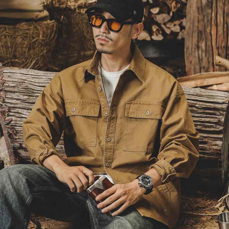 メンズ 上衣 成人男性用 歳月 レトロ アメリカン 表現スタイル ゆったり トップス 厚地の外套 プルオーバー 生あたたかい アウトドア 普段使い走り 通い御召しもの オール時期