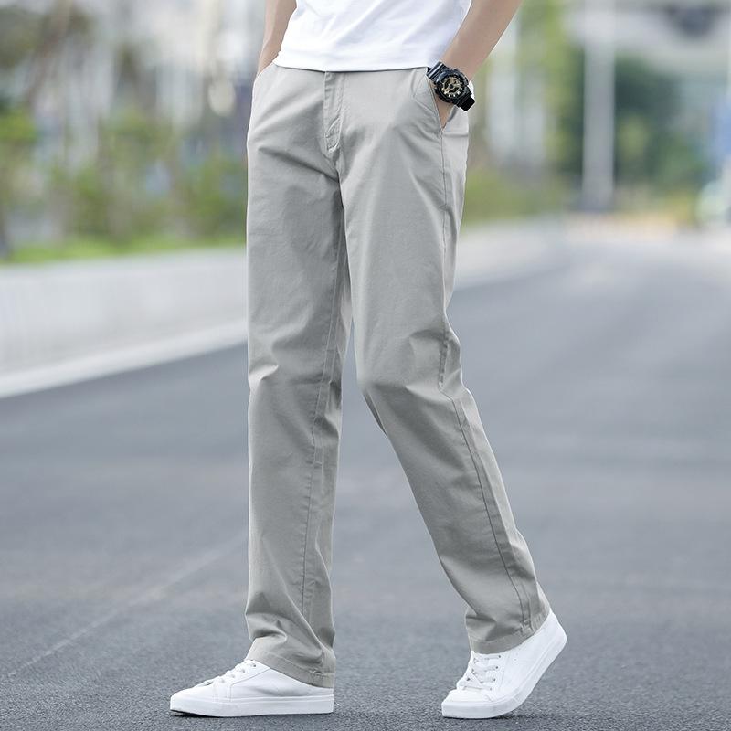 メンズ パンツ 男性用 ゆったり ストレート 春　秋 秋　冬 ビジネス 大きいサイズ 暖かい 軽量 カジュアル 通勤ウェア 普段使い