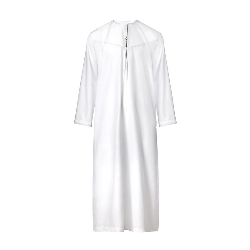 メンズ アラビア 男性用 ロングローブ 中東服 ローブ ポリエステル ゆったりシルエット 通気性 涼 イスラムファッション 伝統衣装 ロング丈 ゆったり 大人男性 シンプル 軽量素材 普段使い フォーマル