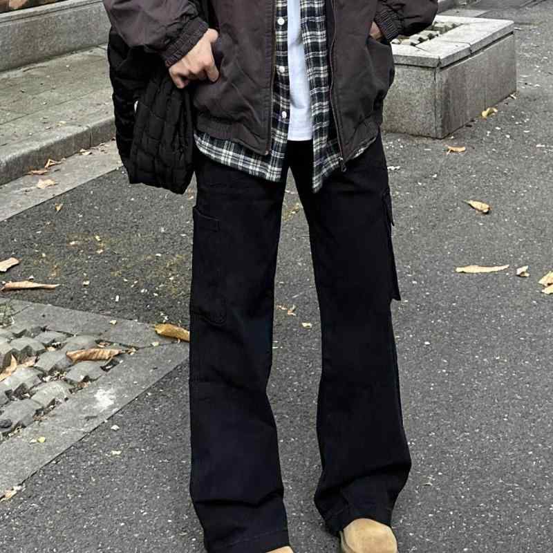 メンズ アメリカン 不都合製作 ウォッシュ製作 厚地の外套櫂 レトロ 引っ切り無い  伸ばすこと 心地好い 分かりやすい ズボン下 男女兼用