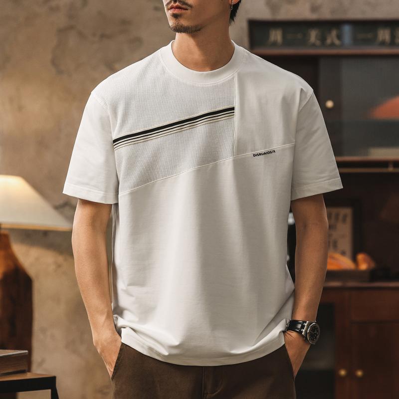 アメリカン メンズ 半袖 Tシャツ 夏 スタイル カジュアル クール 着回し抜群 半袖 トップス