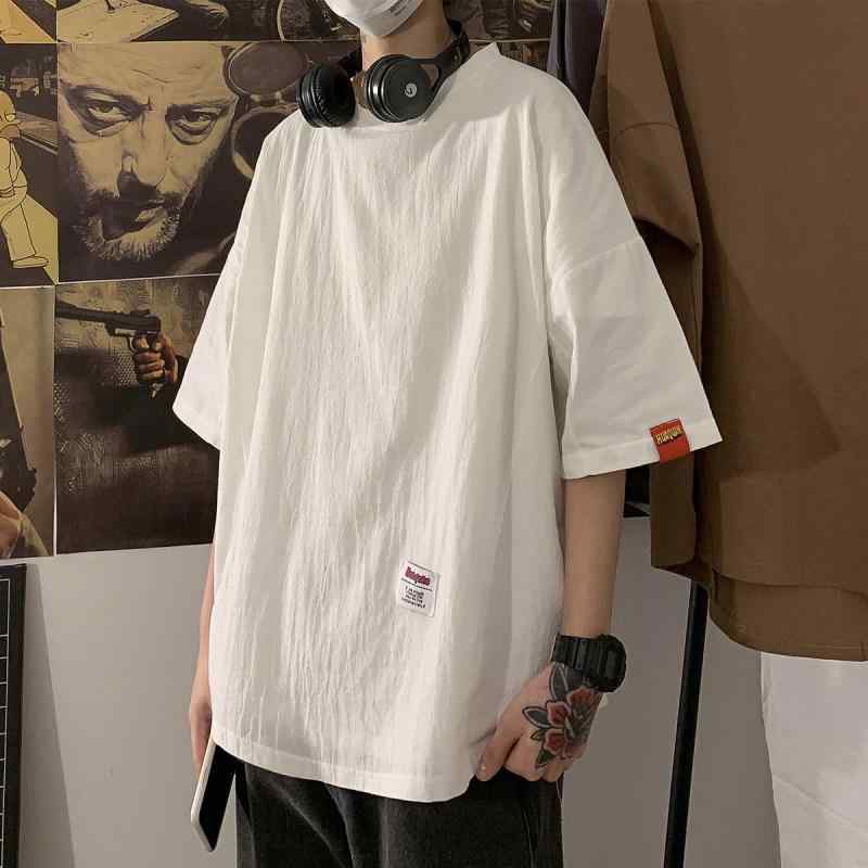 メンズ ファッション 服 男性用 オシャレ シンプル 大人 かっこいい 大きいサイズ ストリート 紳士服 リネン 半袖 T シャツ 夏 綿服