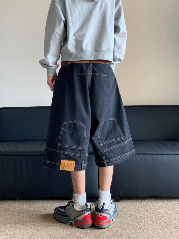 メンズ 流行り物 服 成人男性用 オシャレ 分かりやすい 成年者 かっこいい 馬鹿でかい大いさ 表どおり 成人男性服 逆 ジーンズ ズボン下 引っ切り無い ミッド 五分丈