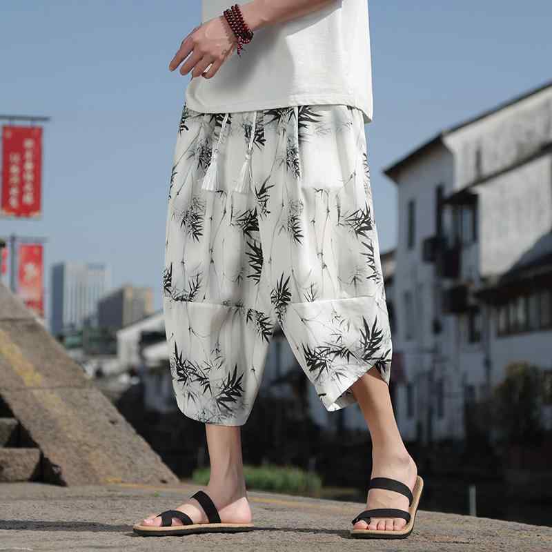 メンズ ファッション 服 男性用 オシャレ シンプル 大人 かっこいい 大きいサイズ ストリート 紳士服 冷感 パンツ 夏 薄手 速乾 クロップド パンツ ワイド レッグ ビーチ