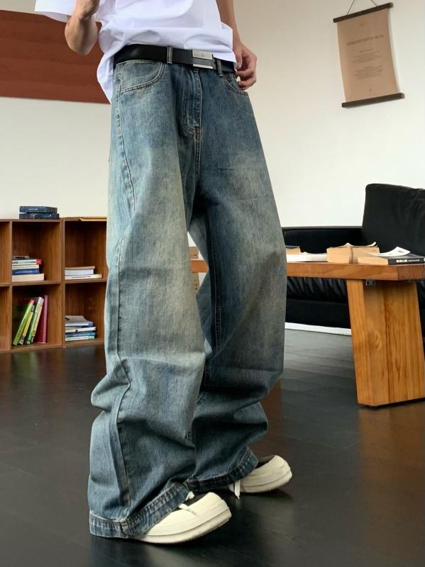 メンズ 流行り物 服 成人男性用 オシャレ 分かりやすい 成年者 かっこいい 惜しみ無い大いさ 表どおり 成人男性服 分かりやすい 御膳上等 デニム 表どおり 広広とした レッグ 年寄りの学院 ズボン下 ズボン・パンツ-メンズファッション