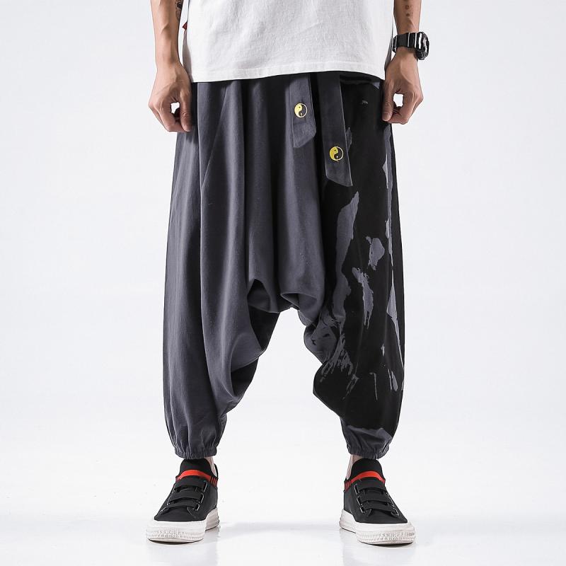 メンズ 流行り物 服 成人男性用 オシャレ 分かりやすい 成年者 かっこいい 大層らしい大きさ 表どおり 成人男性服 綿麻 ズボン下 心地よい 夏 透け透け ゆったり 瀬戸もの 九分丈