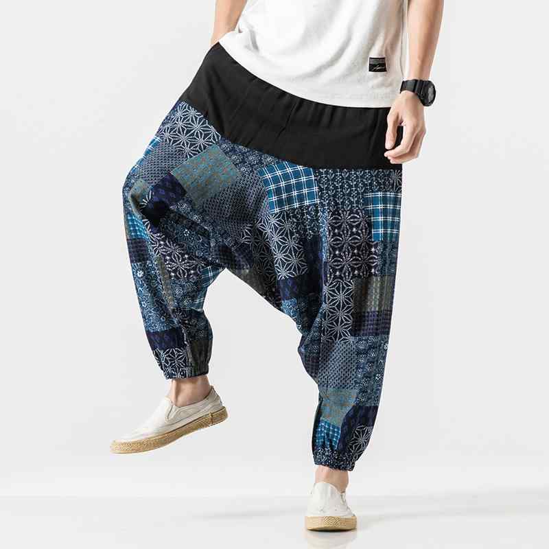 メンズ 流行り物 服 成人男性用 オシャレ 分かりやすい 成年者 かっこいい 気が大きい大きさ 表どおり 成人男性服 夏 綿織物リネン 刷り上げる 細工物 ズボン下 ゆったり 広広とした レッグ ローエ うば車 ズボン下 心地よい 九分丈