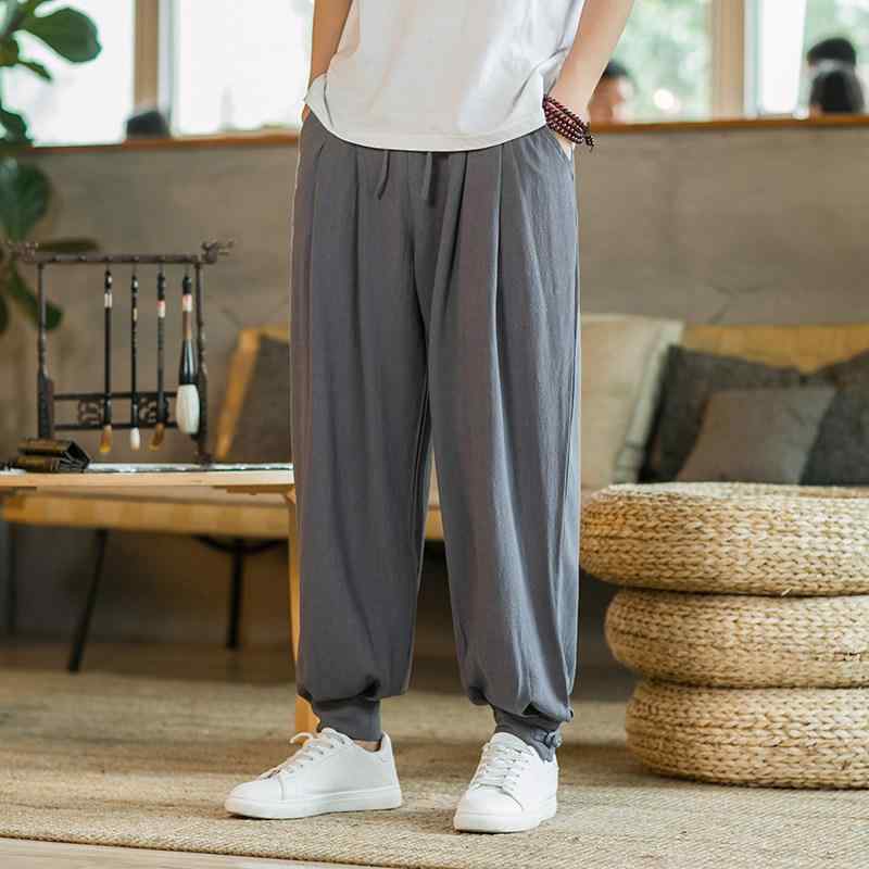 メンズ ファッション 服 男性用 オシャレ シンプル 大人 かっこいい 大きいサイズ ストリート 紳士服 服 ズボン フリー パンツ 通気性 薄手 綿 クローズド