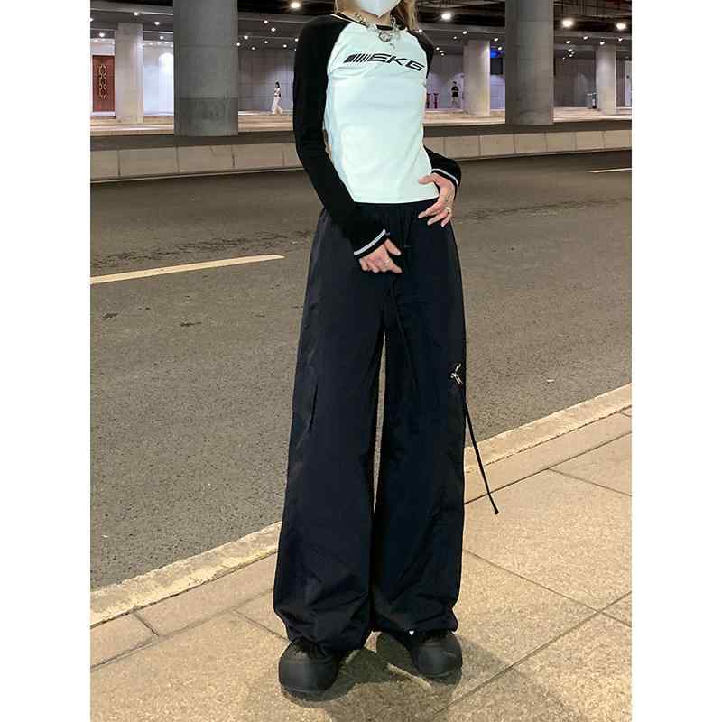 メンズ ファッション 服 男性用 オシャレ シンプル 大人 かっこいい 大きいサイズ ストリート 紳士服 アメリカン 秋 薄手 カーゴ パンツ ゆったり スリム ワイド レッグ パンツ 5,743円