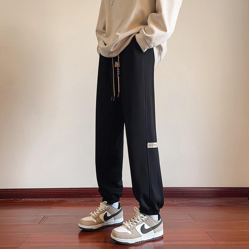 メンズ ファッション 服 男性用 オシャレ シンプル 大人 かっこいい 大きいサイズ ストリート 紳士服 アメリカン スウェット パンツ 夏 薄手 ストリート ズボン スーツ パンツ ドレープ カジュアル