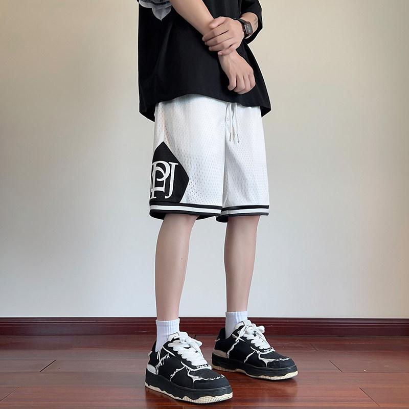 メンズ ファッション 服 男性用 オシャレ シンプル 大人 かっこいい 大きいサイズ ストリート 紳士服 アメリカン バスケットボール パンツ 夏 快適 カジュアル 五分丈 ゆったり スーツ