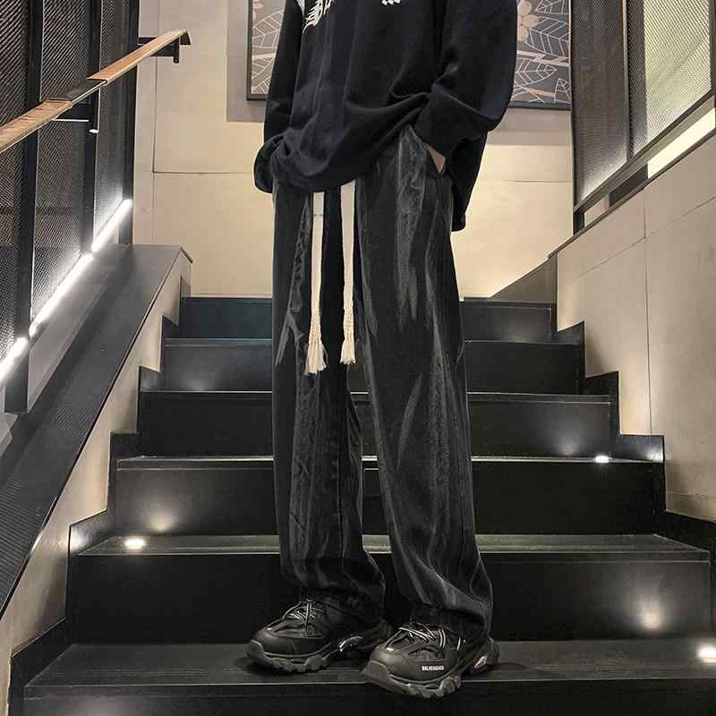 メンズ ファッション 服 男性用 オシャレ シンプル 大人 かっこいい 大きいサイズ ストリート 紳士服 アメリカン レトロ タイダイ柄 ジーンズ 秋 ストレート レッグ ワイド パンツ ウォッシュ 加工 カジュアル 5,522円