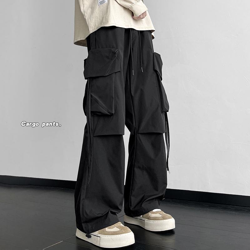 メンズ ファッション 服 男性用 オシャレ シンプル 大人 かっこいい 大きいサイズ ストリート 紳士服 アメリカン 春秋 ワイド レッグ アサルト パンツ カジュアル