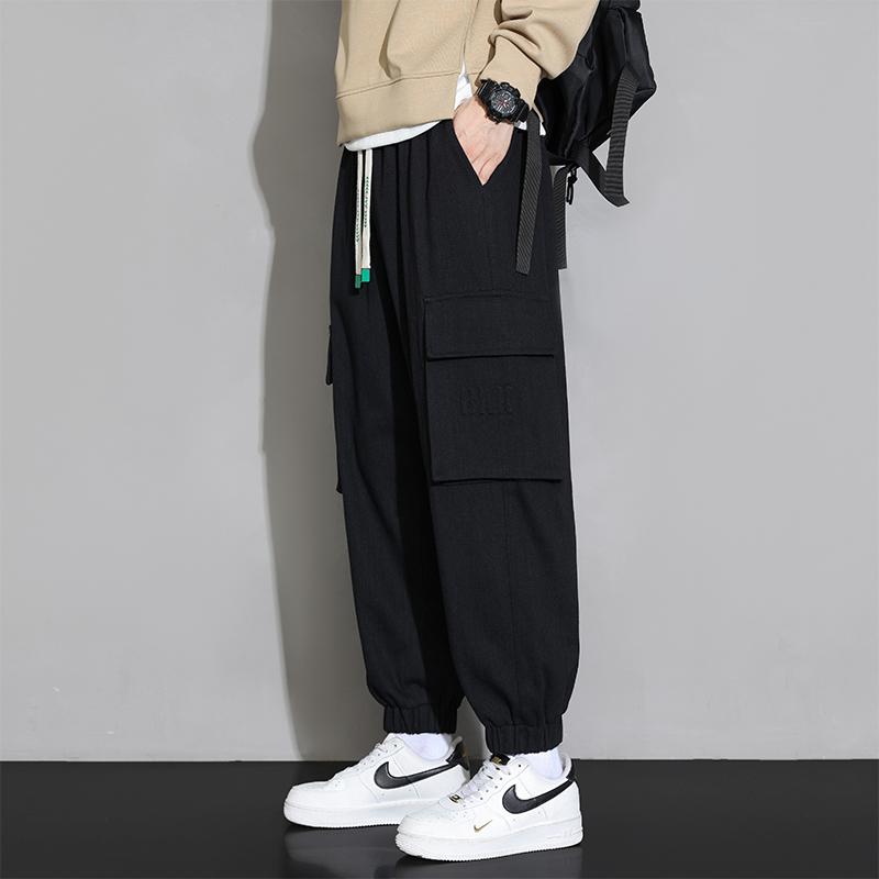 メンズ ファッション 服 男性用 オシャレ シンプル 大人 かっこいい 大きいサイズ ストリート 紳士服 アメリカン レトロ 夏 ズボン カジュアル パンツ 長ズボン