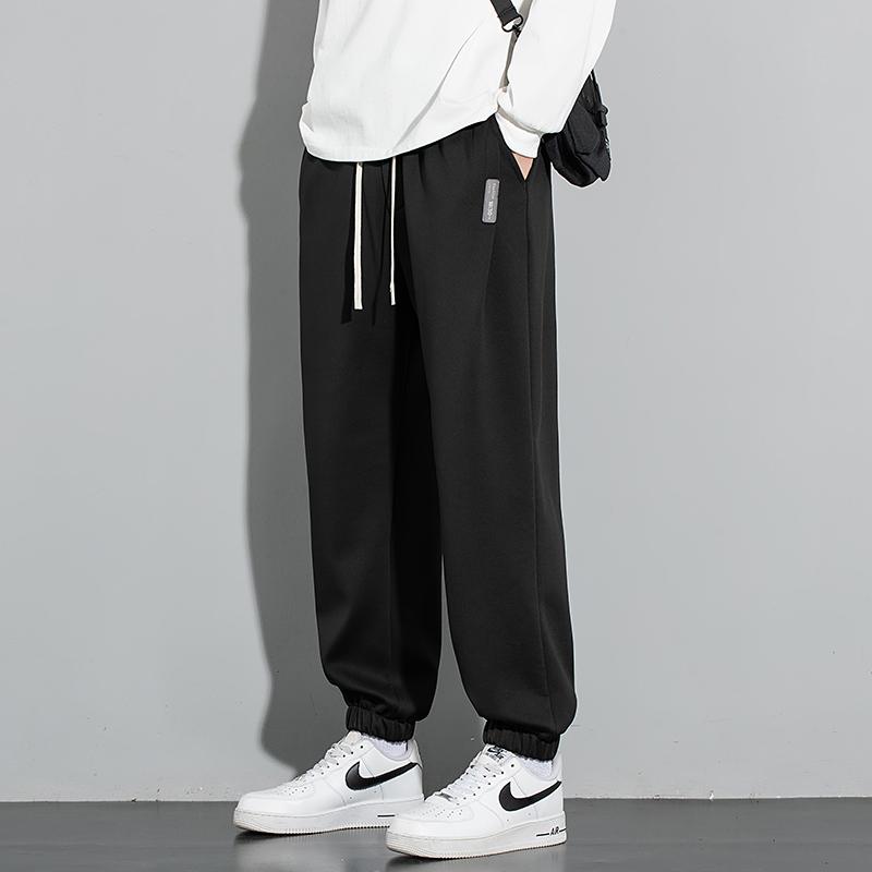 メンズ ファッション 服 男性用 オシャレ シンプル 大人 かっこいい 大きいサイズ ストリート 紳士服 夏 薄手 カジュアル パンツ ストレート レッグ 速乾 冷感 九分丈