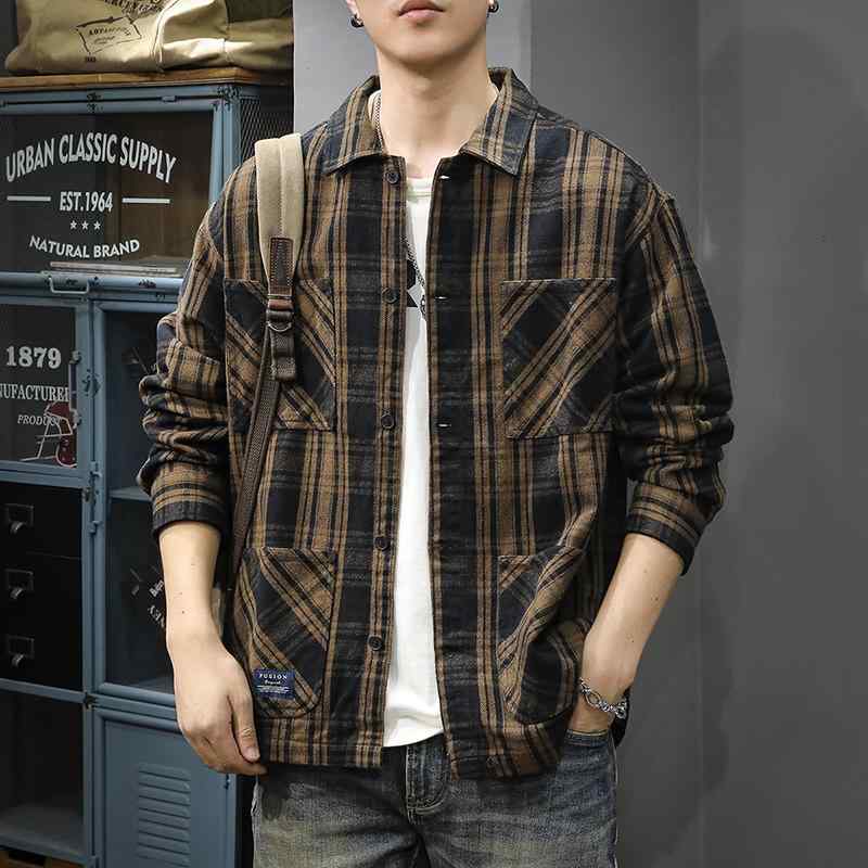 メンズ 流行り物 服 成人男性用 オシャレ 分かりやすい 成年者 かっこいい 表どおり  ヘビーウォッシュ レトロ 読み合わせる プルオーバー アメリカン 上衣 綿織物 長袖