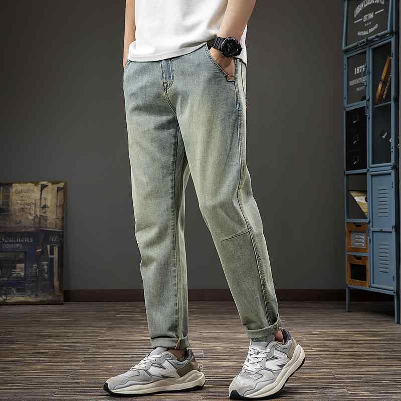 メンズ ファッション 服 男性用 オシャレ シンプル 大人 かっこいい ストリート 夏 ストレート ジーンズ アメリカン レトロ 大きいサイズ テーパード