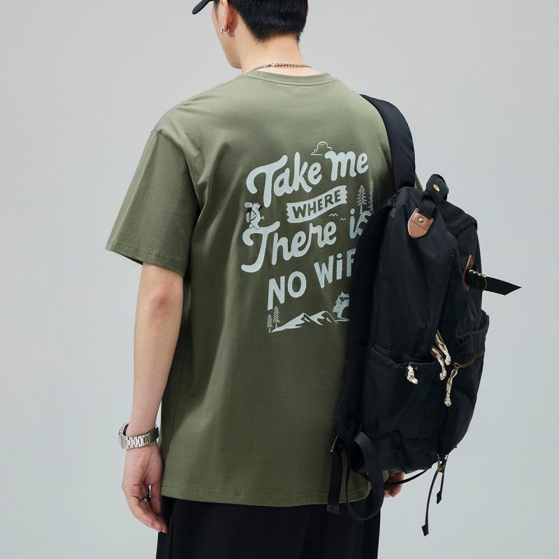 メンズ ファッション 服 男性用 オシャレ シンプル 大人 かっこいい 大きいサイズ ストリート 紳士服 綿 半袖 T シャツ 夏 七分袖 トップス