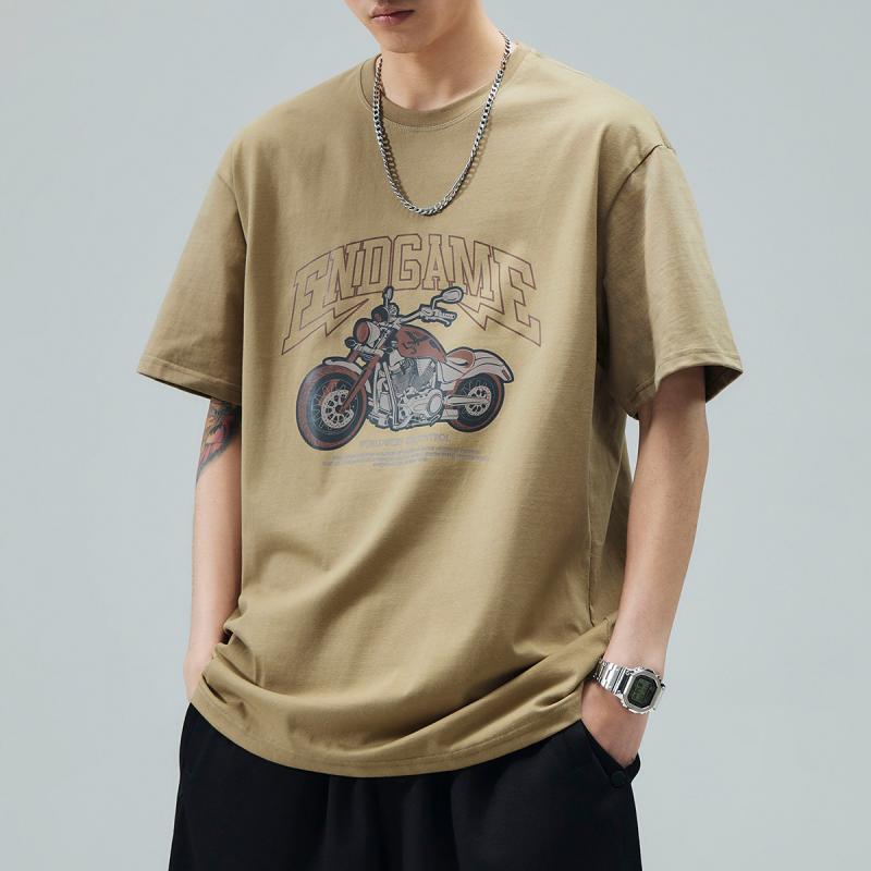 メンズ ファッション 服 男性用 オシャレ シンプル 大人 かっこいい 大きいサイズ ストリート 紳士服 半袖 T シャツ 夏 ファッション プリント 綿 ソフト 快 カジュアル トップス