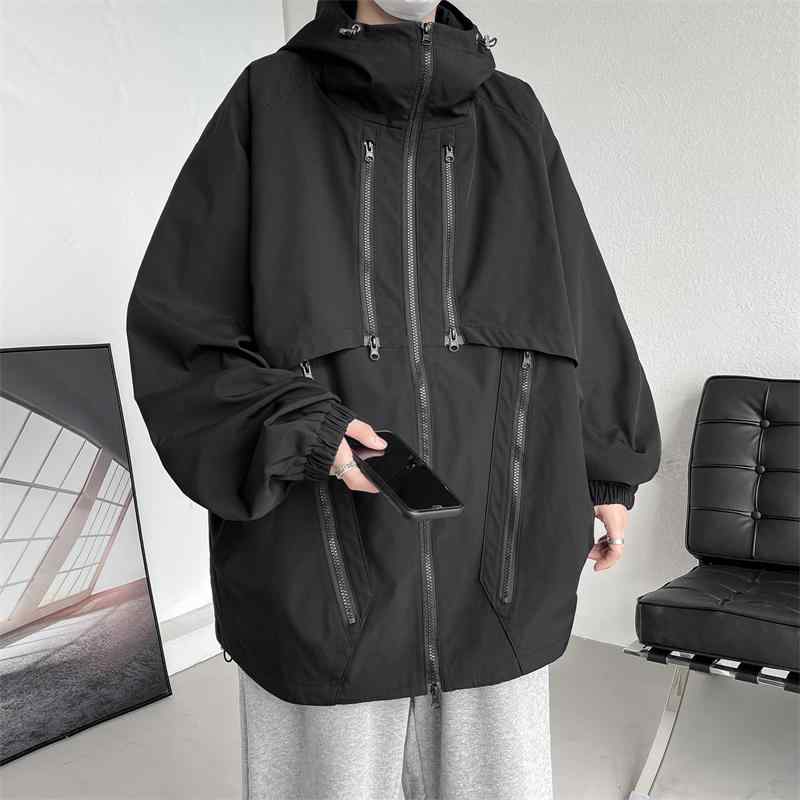 メンズ ファッション 服 男性用 オシャレ シンプル 大人 かっこいい 大きいサイズ ストリート 紳士服 アメリカン ジャケット 春 秋 アウトドア 登山 多機能 ウィ ワーク