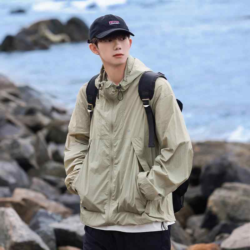 メンズ ファッション 服 男性用 オシャレ シンプル 大人 かっこいい 大きいサイズ ストリート 紳士服 カップル 日焼け防止 服 夏 抗UV ジャケット アメリカン 機能的 冷感 釣り