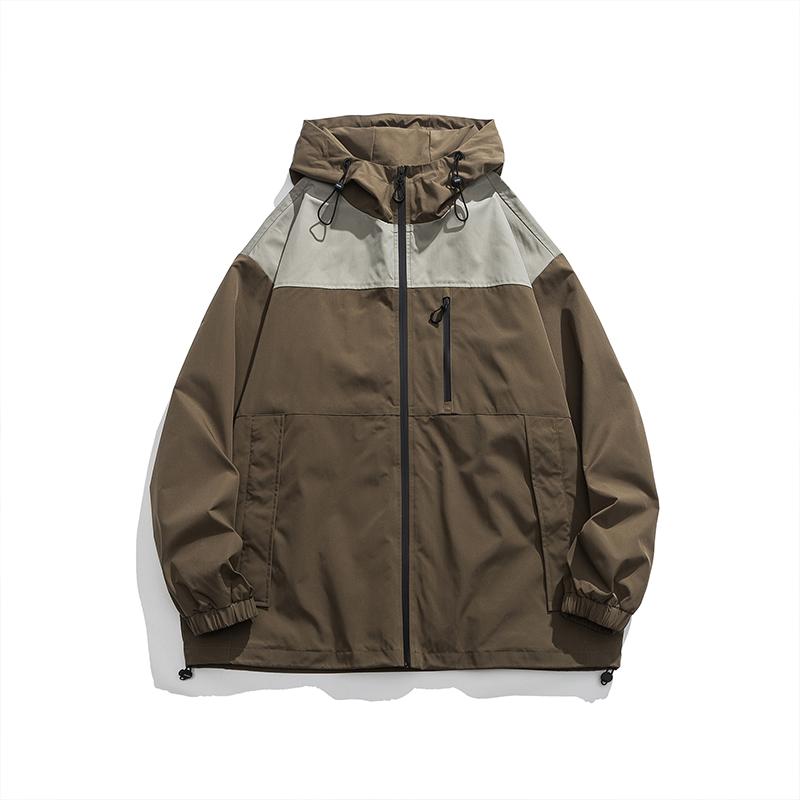 メンズ 流行り物 服 オシャレ 分かりやすい 成年者 かっこいい 途轍も無い大きさ 表どおり 成人男性服 ホンブルグ帽 堅甲 上衣 アウトドア 雨合羽 春