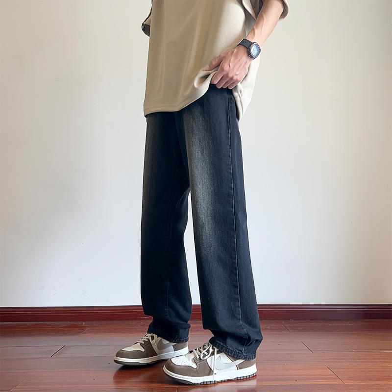 メンズ 流行り物 服 オシャレ 分かりやすい 成年者 かっこいい 気が大きい大きさ 表どおり 成人男性服 デニム アメリカン 秋 広広とした レッグ ズボン下 引っ切り無い 心地よい