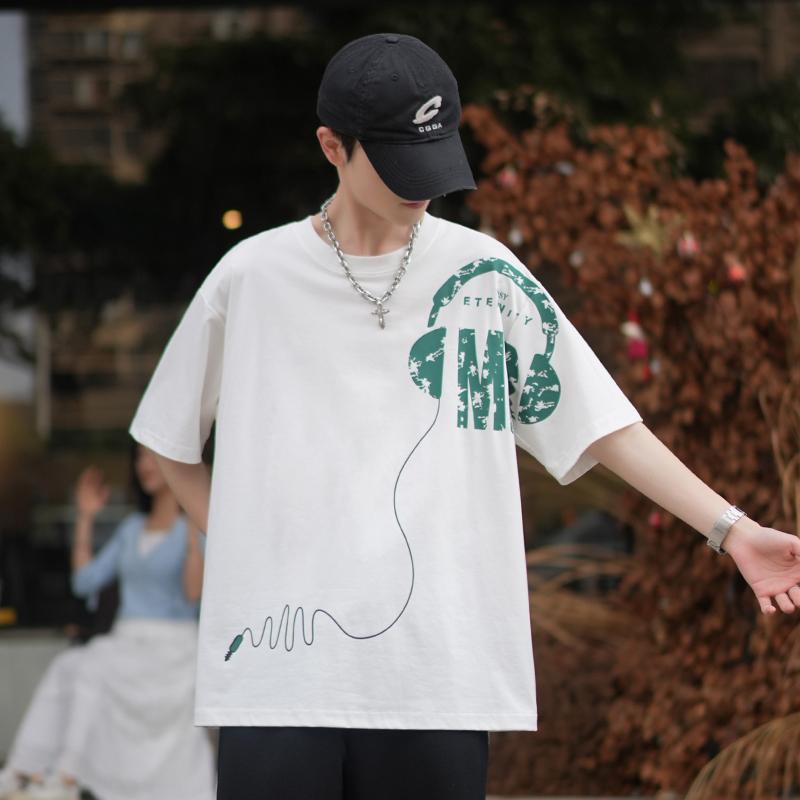メンズ ファッション 服 オシャレ シンプル 大人 かっこいい 大きいサイズ ストリート 紳士服 冷感 半袖 T シャツ 夏 プリント