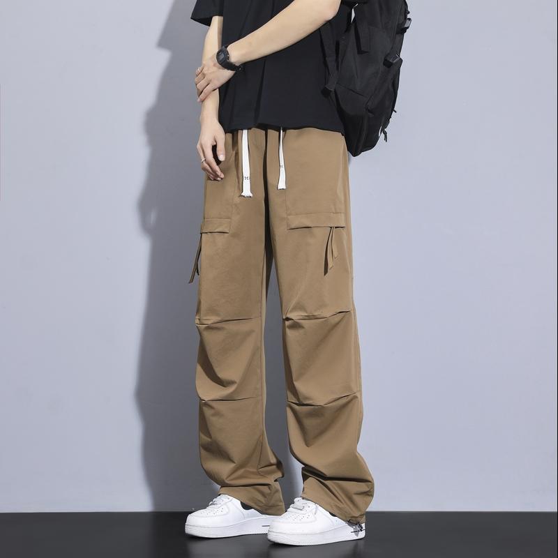 メンズ ファッション 服 オシャレ シンプル 大人 かっこいい 大きいサイズ ストリート 紳士服 冷感 速乾 カジュアル パンツ 夏 薄手 アメリカン ストレート アサルト カーゴズボン