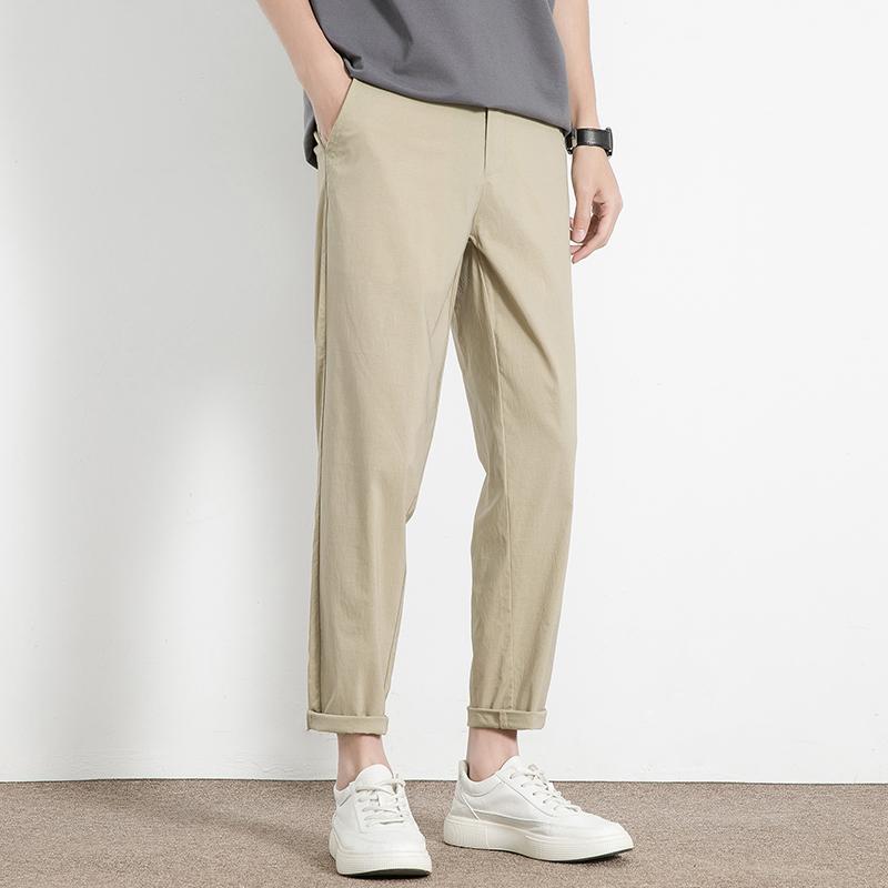 メンズ 流行り物 服 オシャレ 分かりやすい 成年者 かっこいい 馬鹿でかい大きさ 表どおり 成人男性服 ドレープ ズボン下 夏 薄っぺら 冷感 九分丈 テーパード 心地好い 引っ切り無い 速乾 背広